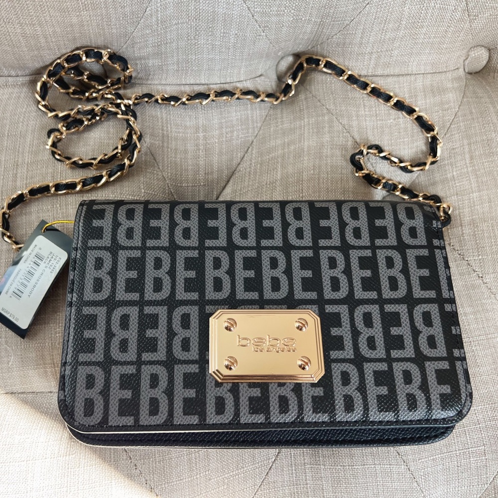 Cute BEBE crossbody purse. Brand new.